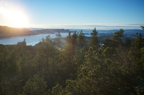 Fin utsikt mot Fanafjorden