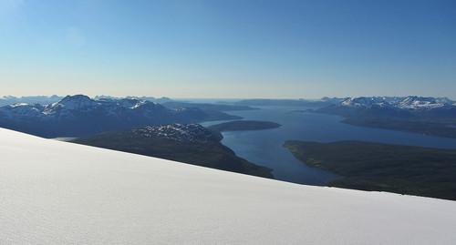 Fantastisk blikk ut mot Malangen og storhavet!