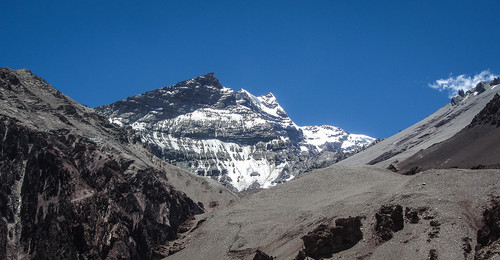 Aconcagua sett fra Horconesdalen.