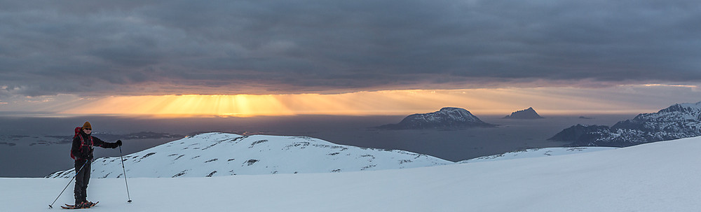 Glorious view from Gråtinden