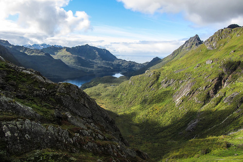 Tilbakeblikk vestover fra Memuruskardet.