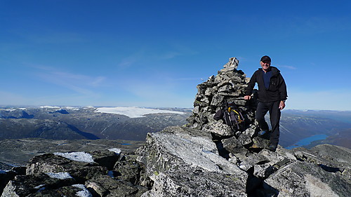 Drømmedag på toppen av Tverrådalskyrkja! Foto: David Skauen