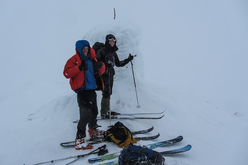 Øyvind og Daniel på toppen.