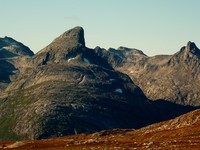 The big Blåmann, Urdalen and Orvasstinden, seen from Stor-Kjølen