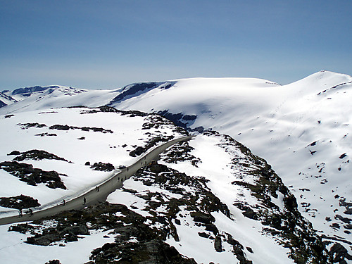 Fra Dalsnibba mot Skjerdingdalsbreen.