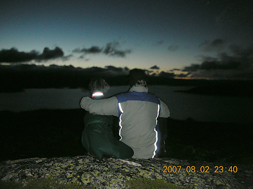 Utsikt utover Rosskreppfjorden fra Fosseknuten.