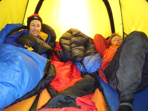 Jan and Rich at the (un)comfortable moraine camp