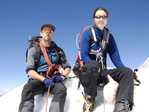 Simon and me on the top of Ishinca