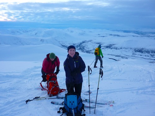 All smiles. Kamila på toppen