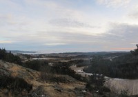 Larviksfjorden fra utsiktspunktet på Salsås 