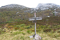 Stikryss mellom Botnafjellet og Heiahornet.