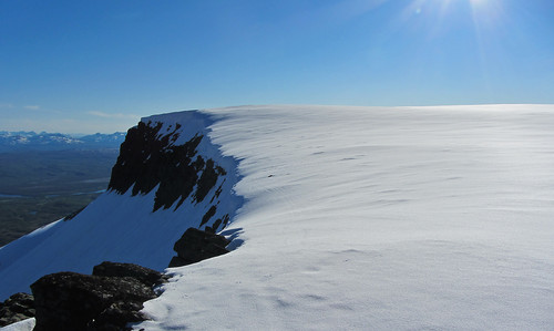 Oppe på platået på Mårfjellet.