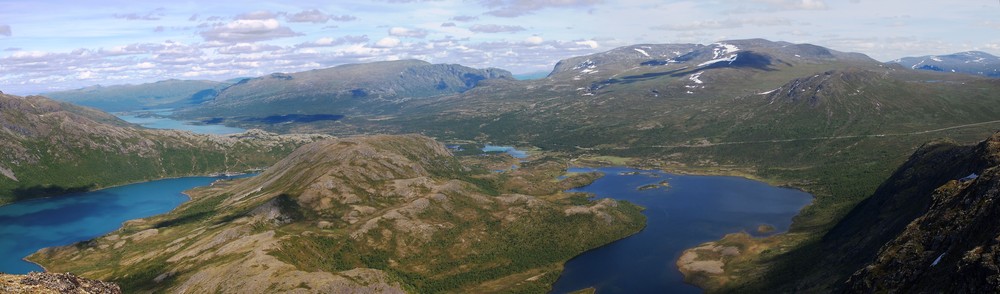 Gjendeshøe Gjendesheim  Nedre Leirungen Gjendeshøe