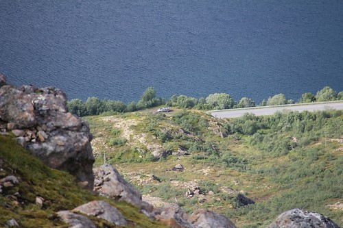 Parkeringen langt der nede:)