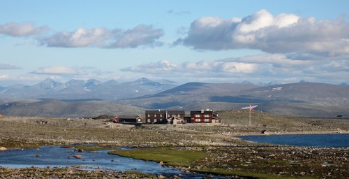 Fra leiren mot Snøheim. Dette var på lørdagen.