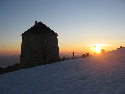 Skålatårnet i solnedgong 28.juli 2008.