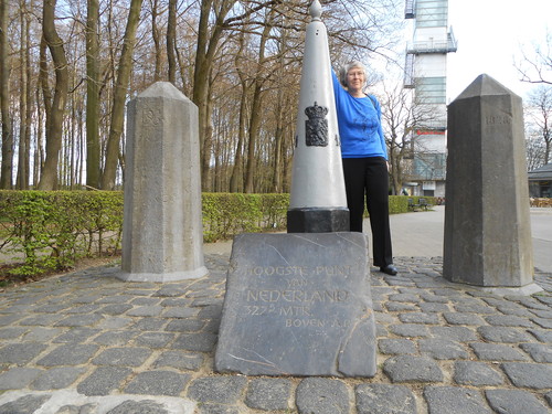 Astrid på Nederlands høyeste punkt