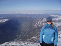 Irene koser seg høyt over Vestfjorddalen.