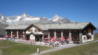 Riffelberg med Weisshorn og Zinalrothorn bak.