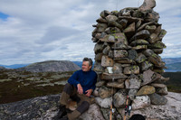 Frostlilanglifjellet, utsikt mot Hægefjell