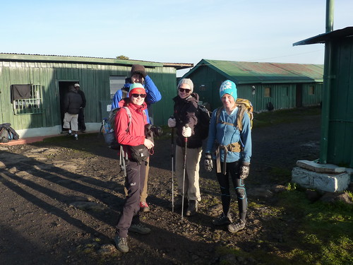 Claudia, Villi, Kristin and Sara at the Old Moses camp before we departed