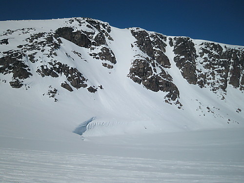 Ved det lille tjernet (1798 m.o.h.) oppunder Rasletinden