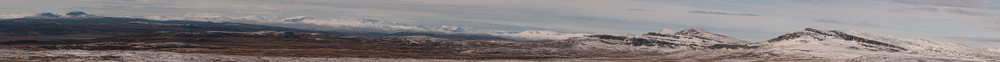 Panorama fra Skarvemellen til Nordre Langsua