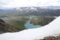 Fra utsiktspunkt på Veslfjell..