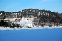 Bjørnøya med toppen sett fra Kjoseveien.