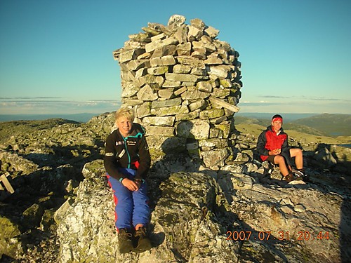 Meg og Bjørn på "the peak Mælefjell"!