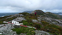 Fra Borefjelletet mot Øyjordsfjellet i vest