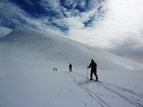 The last slope up to Blåtinden