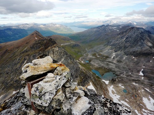 At the top! View out to the east, towards Breivikeidet