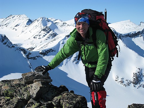 Jørn strålende fornøyd på Surtningssuoksle.