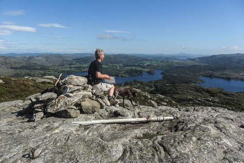 På toppen av Klauv, raidets siste topp.