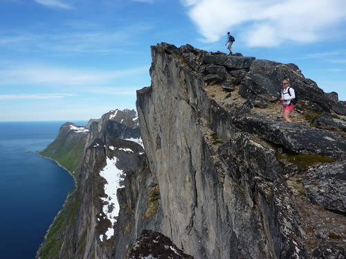 Top of Segla, Mefjord straight below!