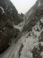 Tshering på ned fra Berges skar mot Ringsbreen