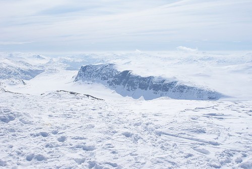 Utsikten fra toppen i retning Hemsedal.