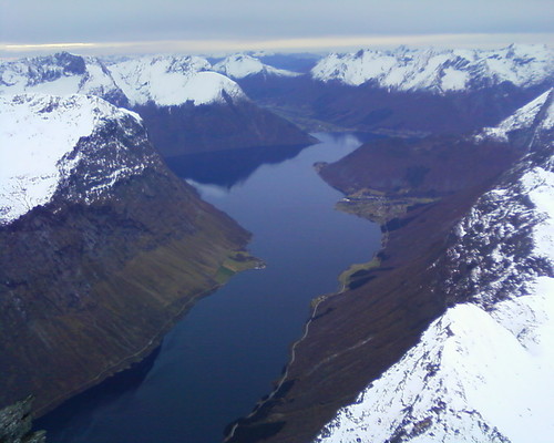 Hjørundfjorden fra Slogen.