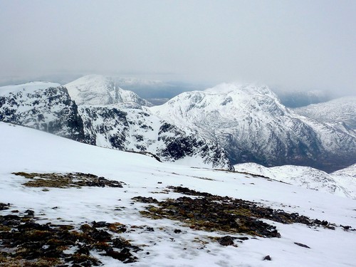 The view northeast towards Sgorr Ruadh Mor