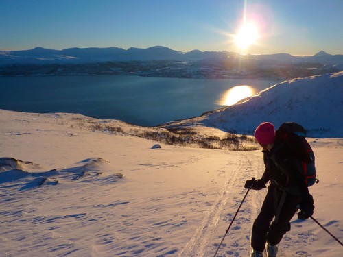 View to the south from Glimfjellet