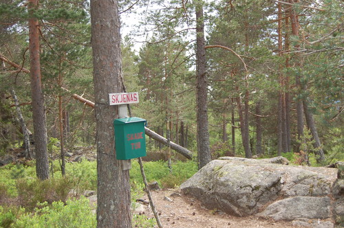 Fra toppunktet på Skjenås