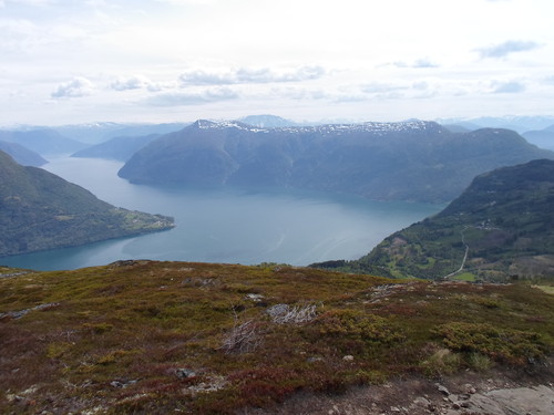 Utsikt på veien opp