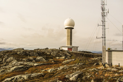 Kuppelen på Andsfjellet. Høyeste punkt er trolig rett til venstre for denne i bildet.