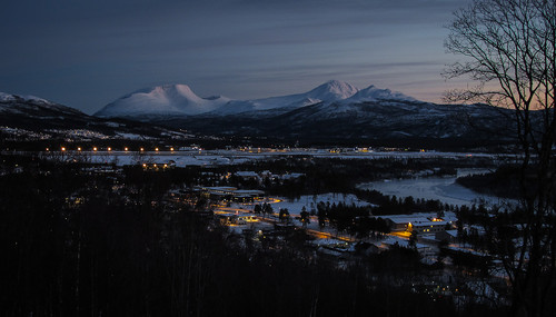 Tidlig morgen over Bardufoss.