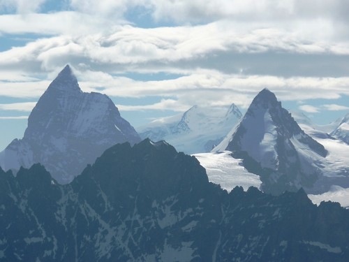 And a close up of it (the Matterhorn is the peak on the left)