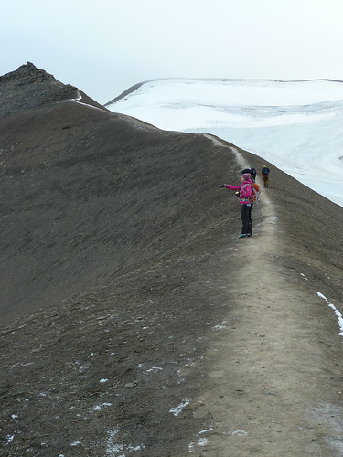 Ryggen langs normalruta mot Nordensköldfjellet