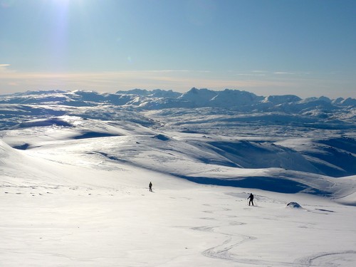 Lett nedkjøring med snøforholdene som vi fikk