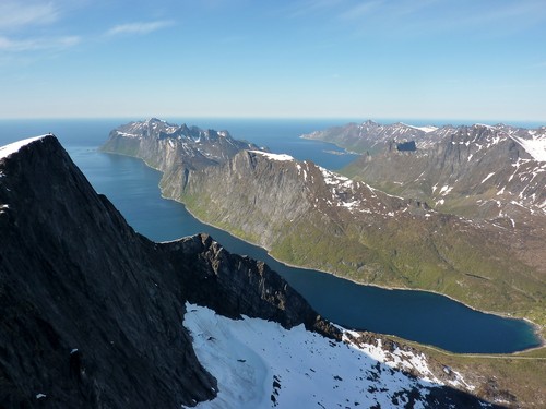 View northeast from the summit