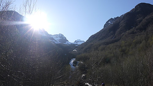 Skibæring de første 400 høydemeterne